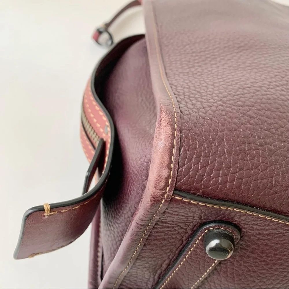 Coach Rogue 30 Burgundy - Picture 12 of 16